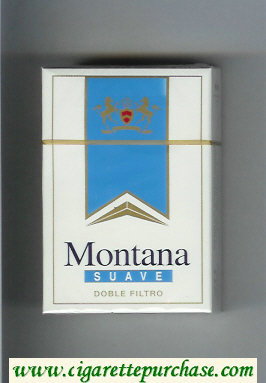 Montana Suave Doble Filtro Cigarettes hard box