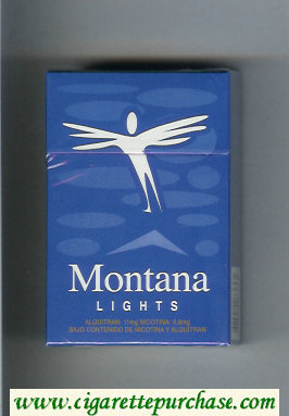 Montana Lights hard box Cigarettes