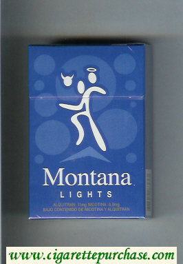 Montana hard box Lights Cigarettes