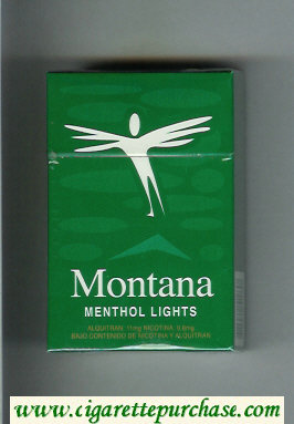 Montana Menthol Lights hard box Cigarettes