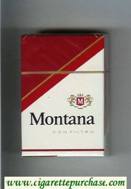 Montana Con Filtro Cigarettes hard box