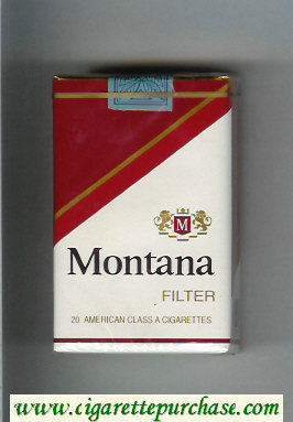 Montana Filter soft box Cigarettes