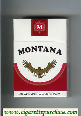 Montana Cigarettes hard box