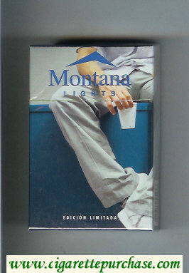 Montana hard box Lights Edicion Limitada cigarettes