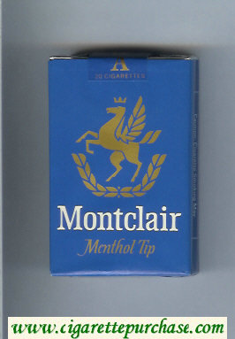 Montclair Menthol Tip Cigarettes soft box