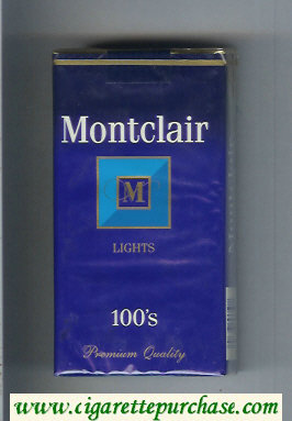 Montclair M Lights 100s Cigarettes soft box