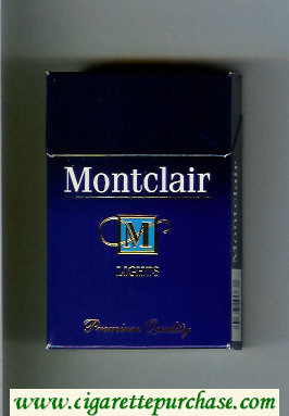 Montclair M Lights Cigarettes hard box