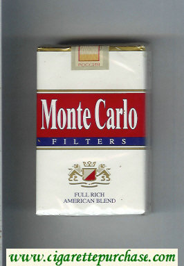 Monte Carlo Filters Full Rich American Blend Cigarettes soft box