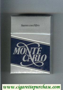 Monte Carlo Suaves Con Filtro cigarettes hard box