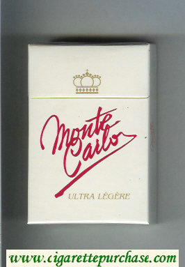 Monte Carlo Ultra Legere cigarettes hard box