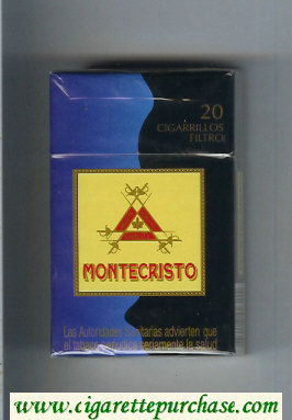 Montecristo cigarettes hard box