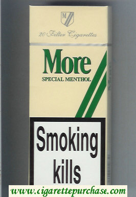 More Special Menthol 120s cigarettes hard box