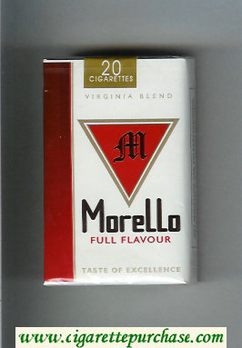 Morello Full Flavour Virginia Blend cigarettes soft box