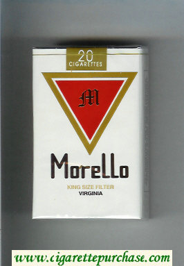 Morello Virginia cigarettes soft box