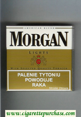 Morgan Lights American Blend 25 cigarettes hard box