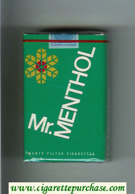Mr.Menthol cigarettes soft box