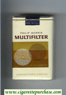 Multifilter Philip Morris cigarettes soft box