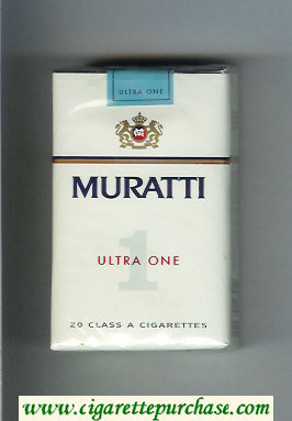 Muratti 1 Ultra One cigarettes soft box