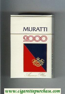 Muratti 2000 Aroma Plus cigarettes hard box