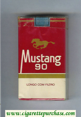 Mustang 90 cigarettes soft box