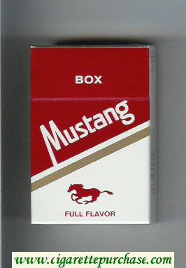 Mustang Full Flavor cigarettes hard box