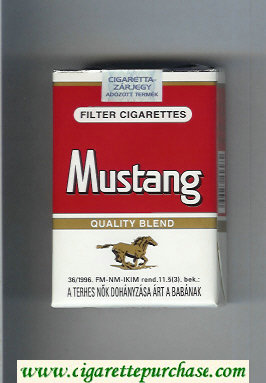 Mustang Quality Blend cigarettes soft box