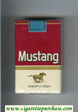Mustang Sabor e Raca cigarettes soft box
