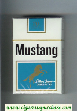 Mustang Extra Suave Doble Filtro cigarettes hard box