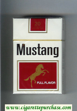 Mustang Full Flavor cigarettes hard box