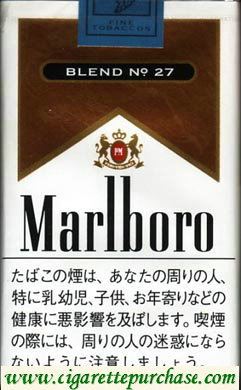 Discount Marlboro BLEND NO.27 cigarettes soft box