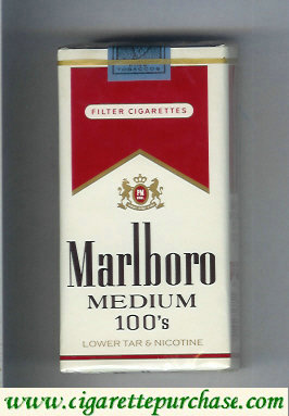 Discount Marlboro Medium 100s cigarettes soft box