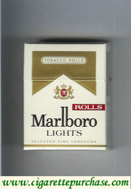 Discount Marlboro Rolls Lights cigarettes hard box