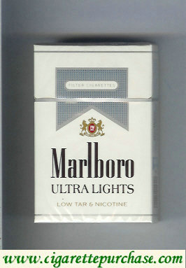 Discount Marlboro Ultra Lights cigarettes hard box