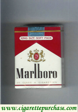 Discount Marlboro red and white cigarettes soft box