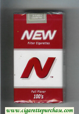 N New Full Flavor 100s cigarettes soft box