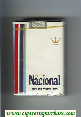 Nacional El 20 Filtro cigarettes soft box