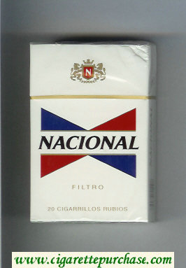 Nacional Filtro cigarettes hard box