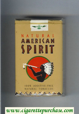 Natural American Spirit Natural brown cigarettes soft box