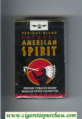 Natural American Spirit Perique Blend Regular black cigarettes soft box