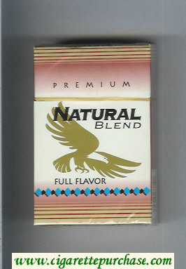 Natural Blend Premium Full Flavor cigarettes hard box