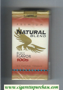 Natural Blend Premium Full Flavor 100s cigarettes soft box