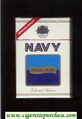 Navy Special Filter cigarettes hard box