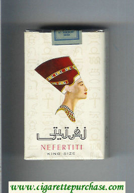 Nefertiti white cigarettes soft box