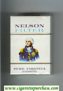 Nelson Filter Pure Virginia cigarettes hard box