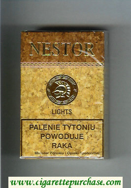 Nestor Lights cigarettes hard box
