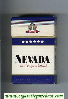 Nevada Fine Virginia Blend cigarettes hard box