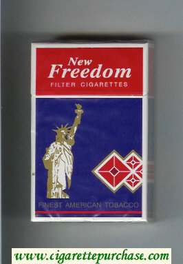 New Freedom Filter cigarettes hard box