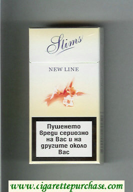 New Line Slims cigarettes hard box
