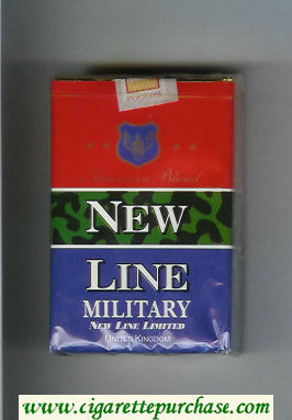 New Line Military American Blend cigarettes soft box