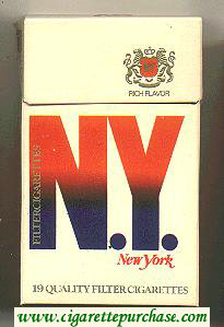 New York cigarettes hard box